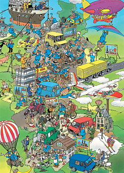 Oldtimers Parcel Panic, 1000 Bitar JVH Jumbo