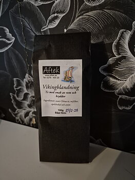 Förpackat svart te, Vikingblandning, 100gr, Aftek