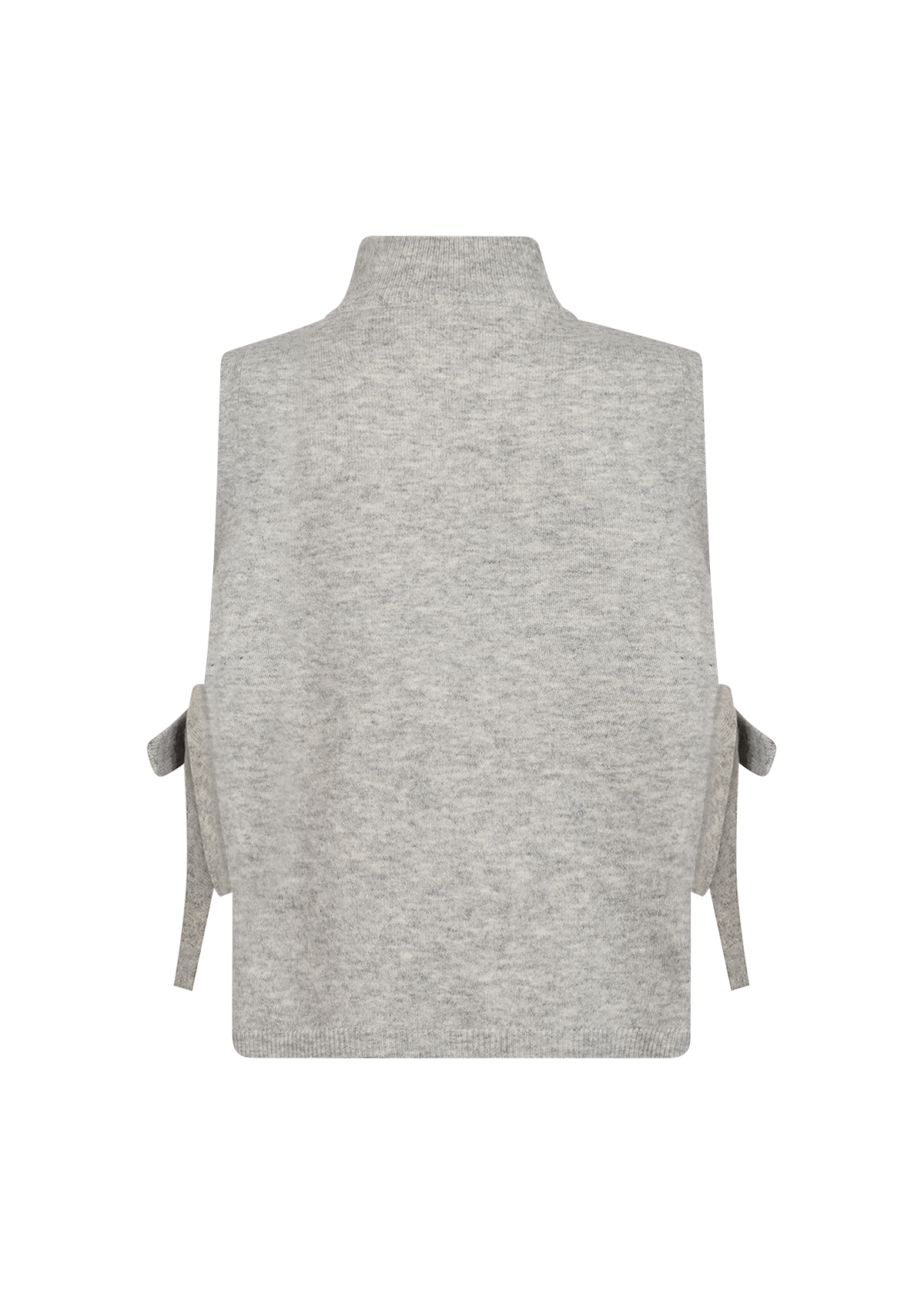 SC-ORLEAN 16 Waistcoat Ljusgrå Stickad Väst