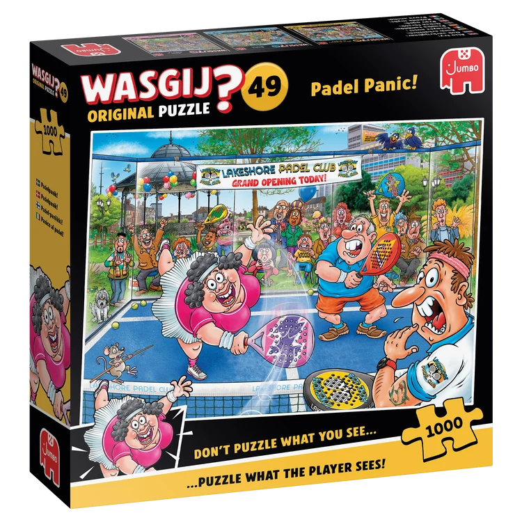Wasgij Original #49 Padel Panic!  1000 Bitar Jumbo - 2