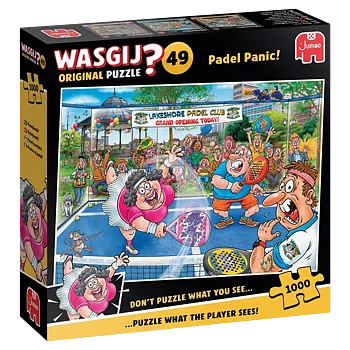 Wasgij Original #49 Padel Panic!  1000 Bitar Jumbo