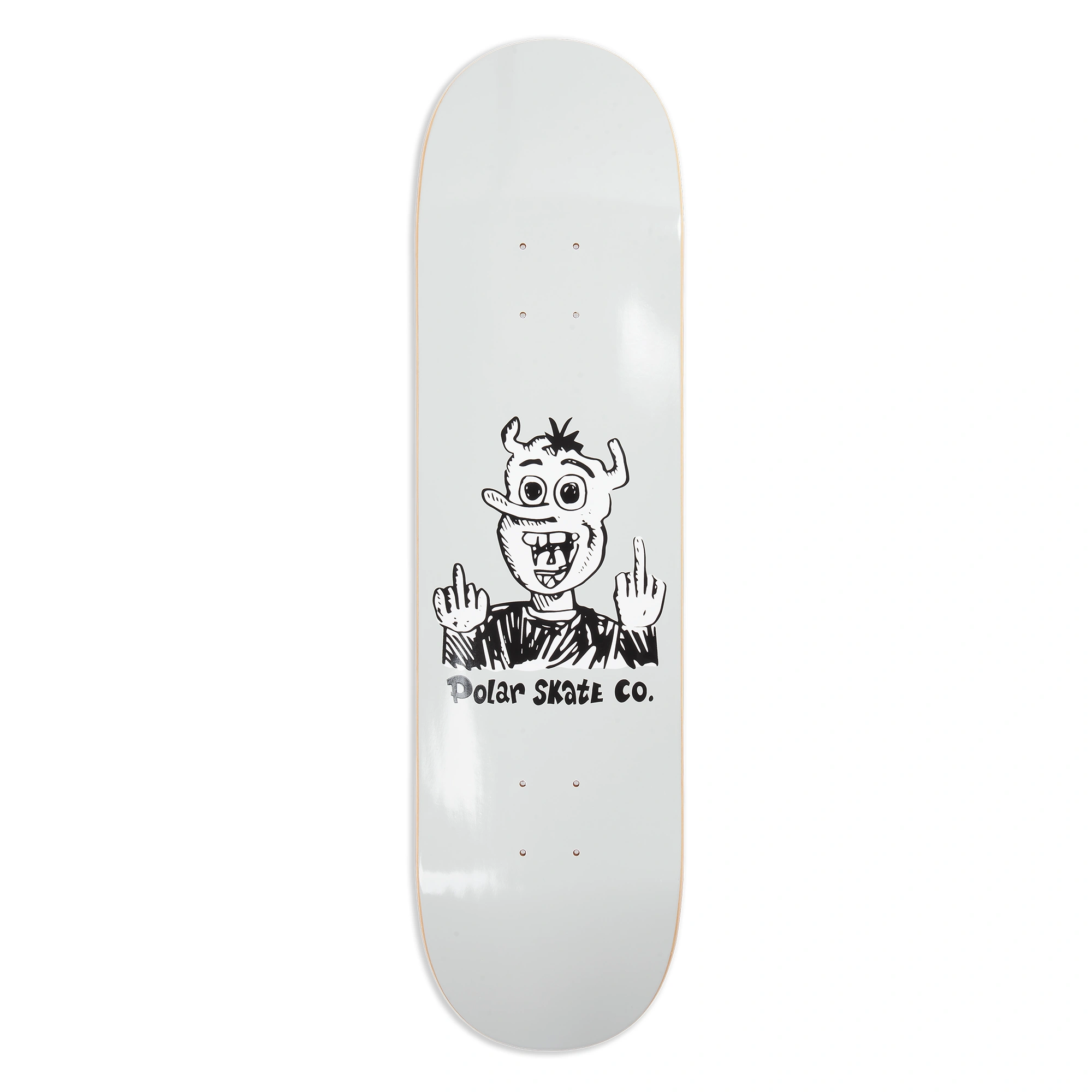 Polar Skate Co. Team Up Yours! Grey 8.25" Skateboardbräda