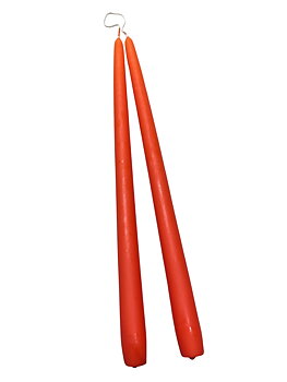 Antikljus Orange 35 cm Matt
