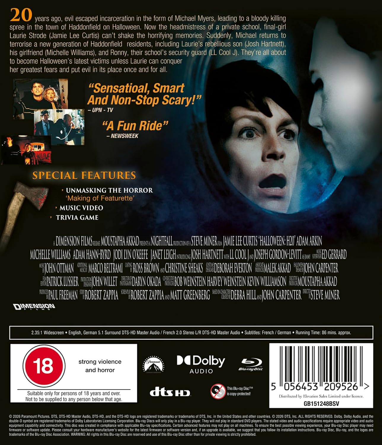 Halloween H20 (ej svensk text) (Blu-ray) - 2