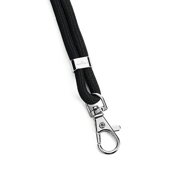 Nyckelband PET karbinhake svart 10/fp