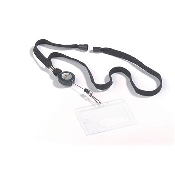 Nyckelband DURABLE med jojo svart 10/fp