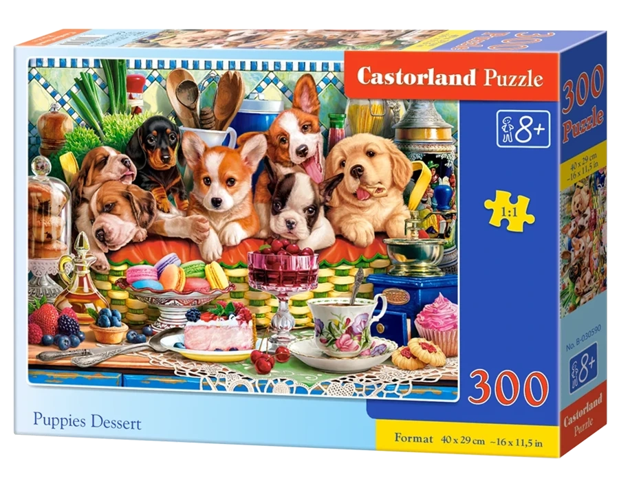 Puppies Dessert, 300 Bitar Castorland - 2