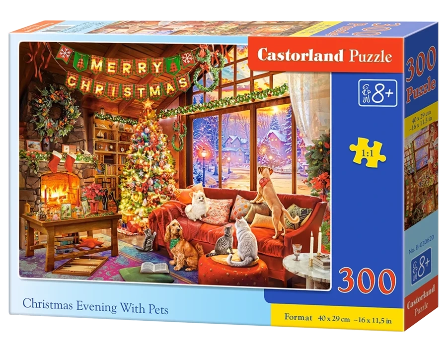 Christmas Evening With Pets, 300 Bitar Castorland - 2