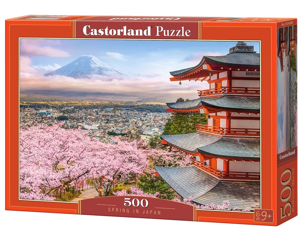 Spring in Japan, 500 Bitar Castorland - 2