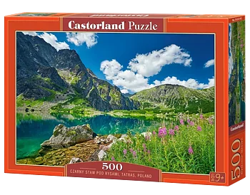 Czarny Staw Pod Rysami, Tatras, Poland, 500 Bitar Castorland