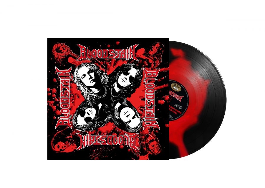 BLOODSTAIN - S/T (RED BLACK/INK SPOT VINYL LP)