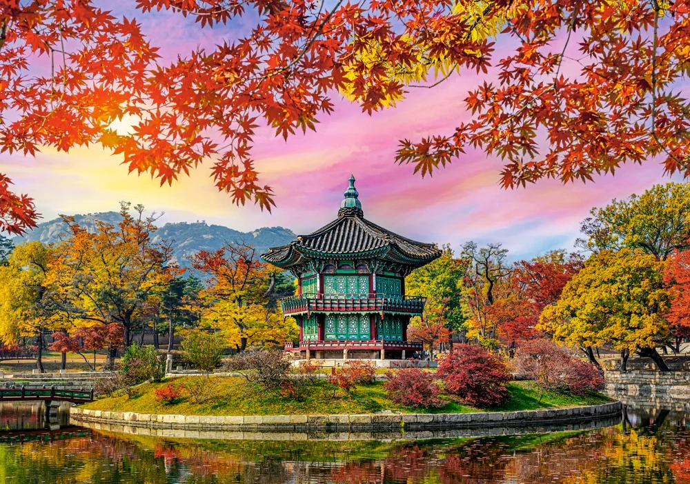 Gyeongbokgung Palace, Seoul, South Korea, 500 Bitar Castorland