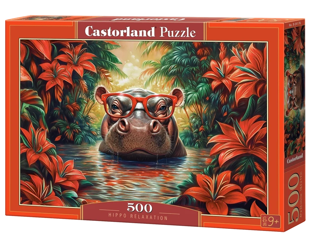 Hippo Relaxation, 500 Bitar Castorland - 2
