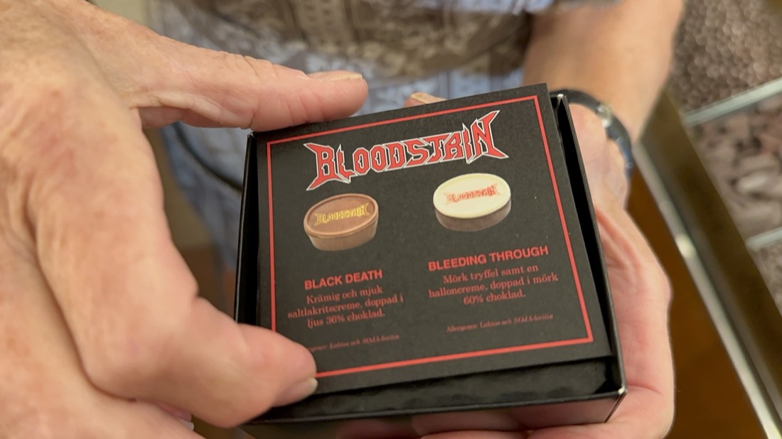 BLOODSTAIN – S/T BUNDLE (RED/BLACK INK SPOT LP + T-SHIRT + EXCLUSIVE BLOODSTAIN CHOCOLATE BOX) - 6