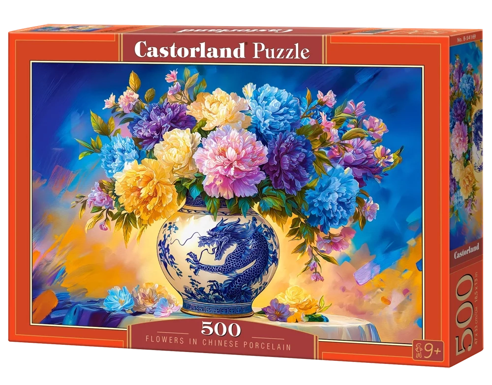 Flowers in Chinese Porcelain, 500 Bitar Castorland - 2