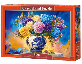 Flowers in Chinese Porcelain, 500 Bitar Castorland