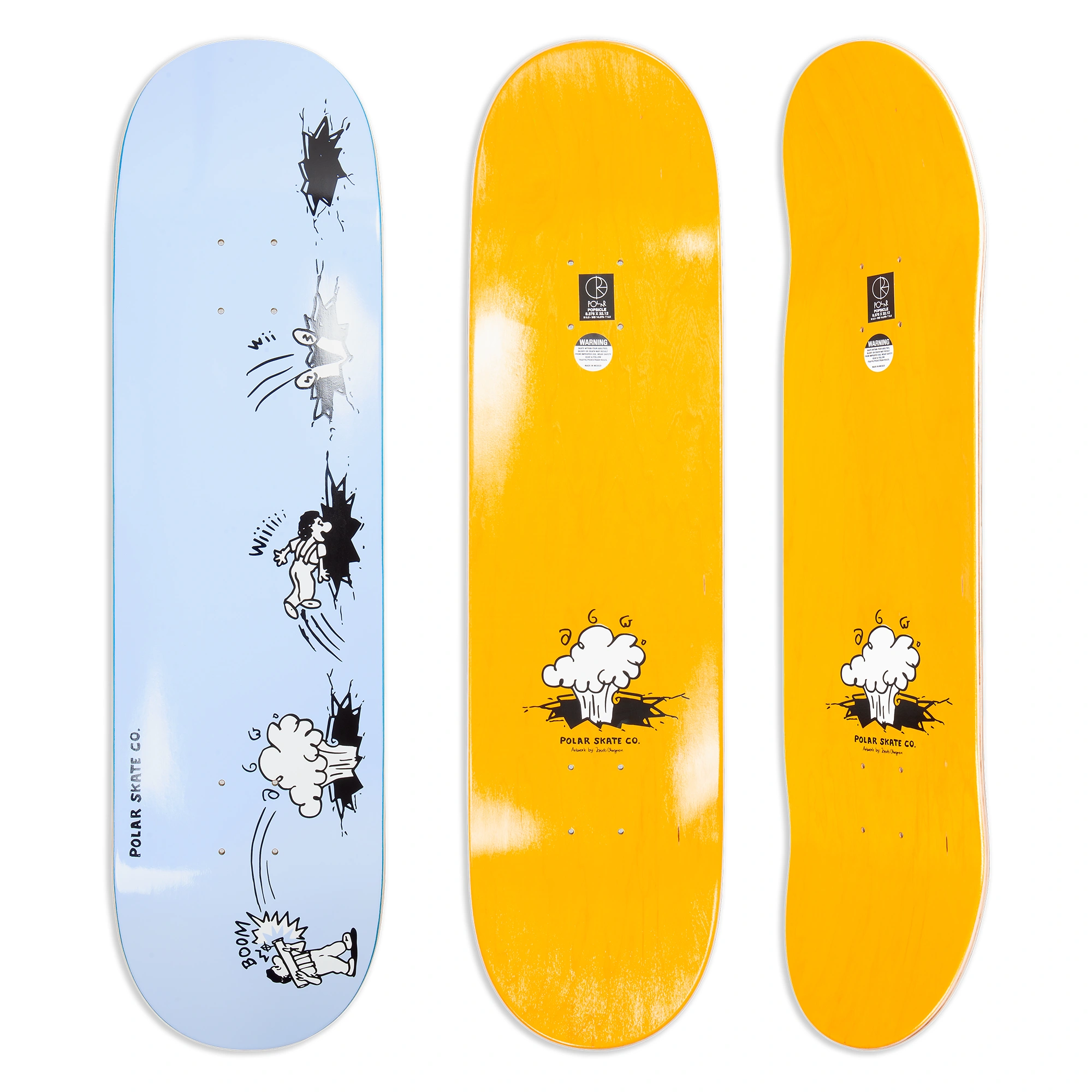 Polar Skate Co. Team Boom Wii! 8.375" Skateboardbräda - 4