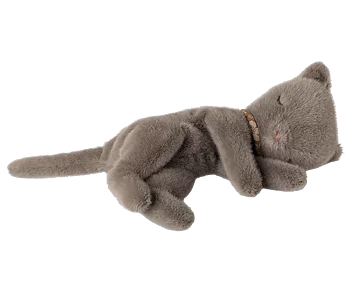 Maileg - Sovande kattunge, Liten - Grå