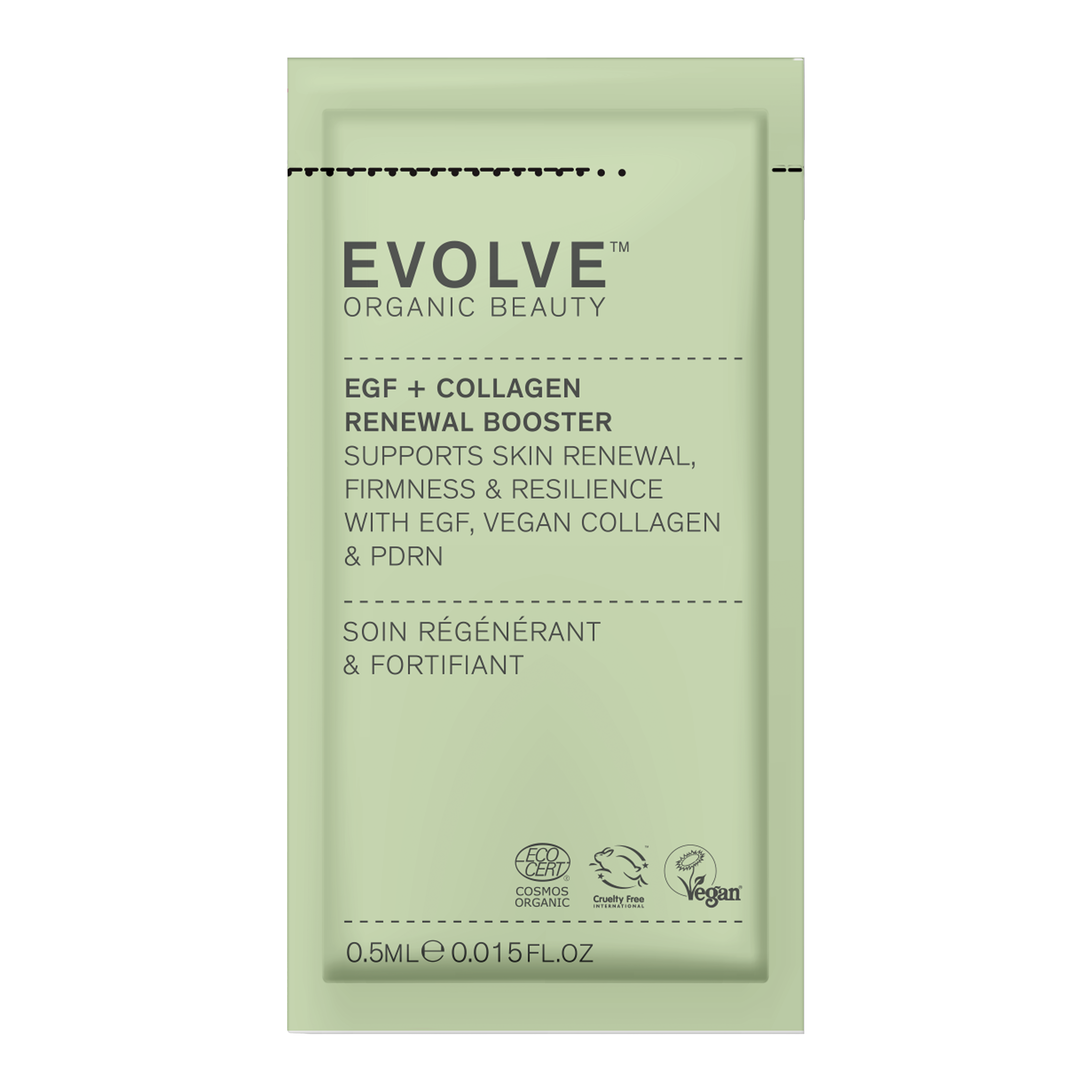 Vareprøve: EVOLVE EGF + Collagen Renewal Booster 0,5ml