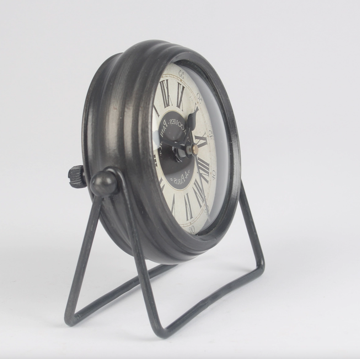 Bordsklocka Vintagestil med Romerska Siffror  - 2
