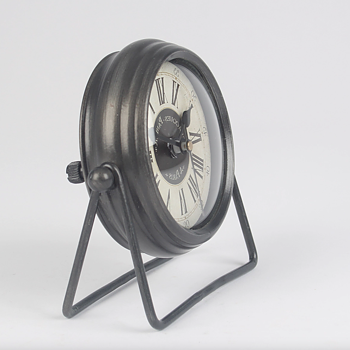 Bordsklocka Vintagestil med Romerska Siffror 
