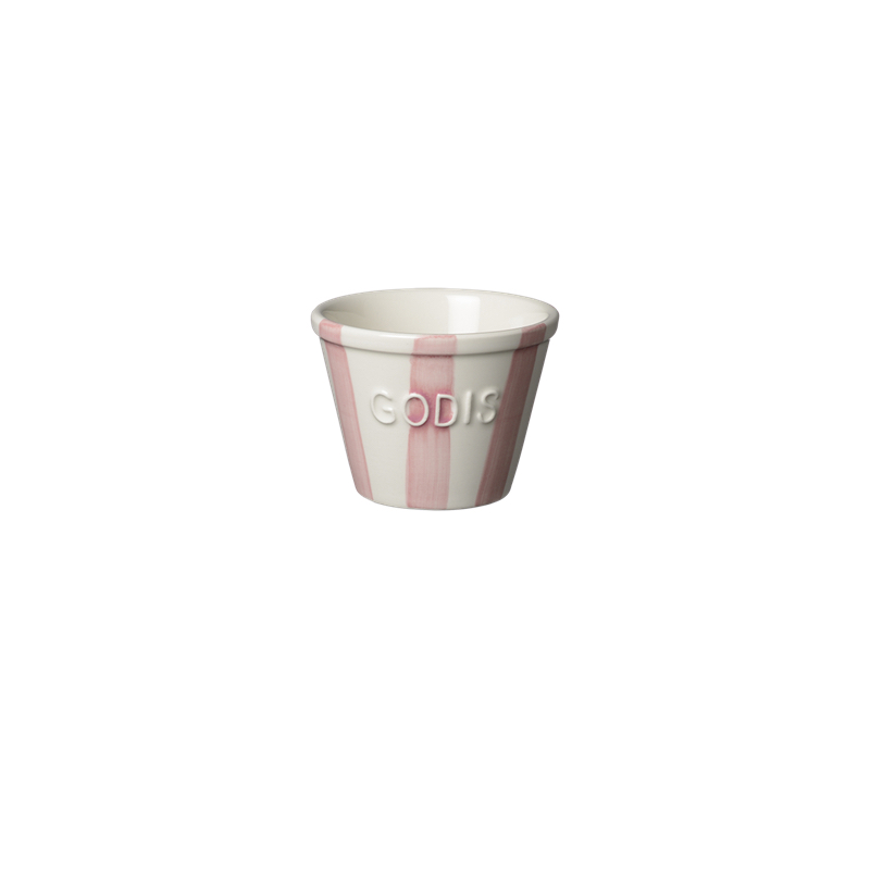Bruka Design Liten Godisskål - Rosa Stripes
