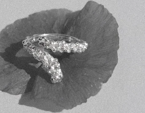 Crystalline Coil Ring | Silver - 5