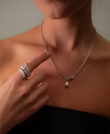 Crystalline Coil Ring | Silver - 4