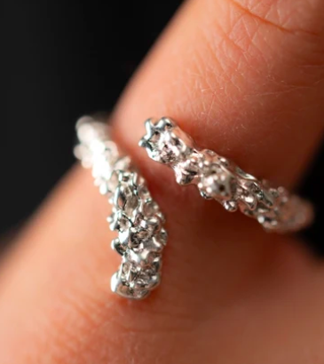Crystalline Coil Ring | Silver - 3