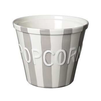 Bruka Design Popcornskål - Grå Stripes