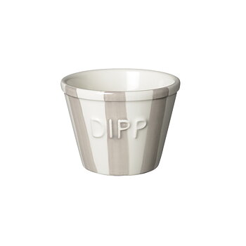 Bruka Design Dippskål - Grå Stripes