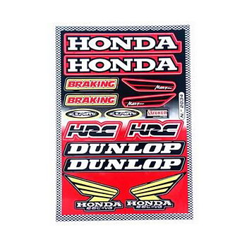 Dekalark Falko Sponsor Dunlop/HRC/Honda, 14 deler
