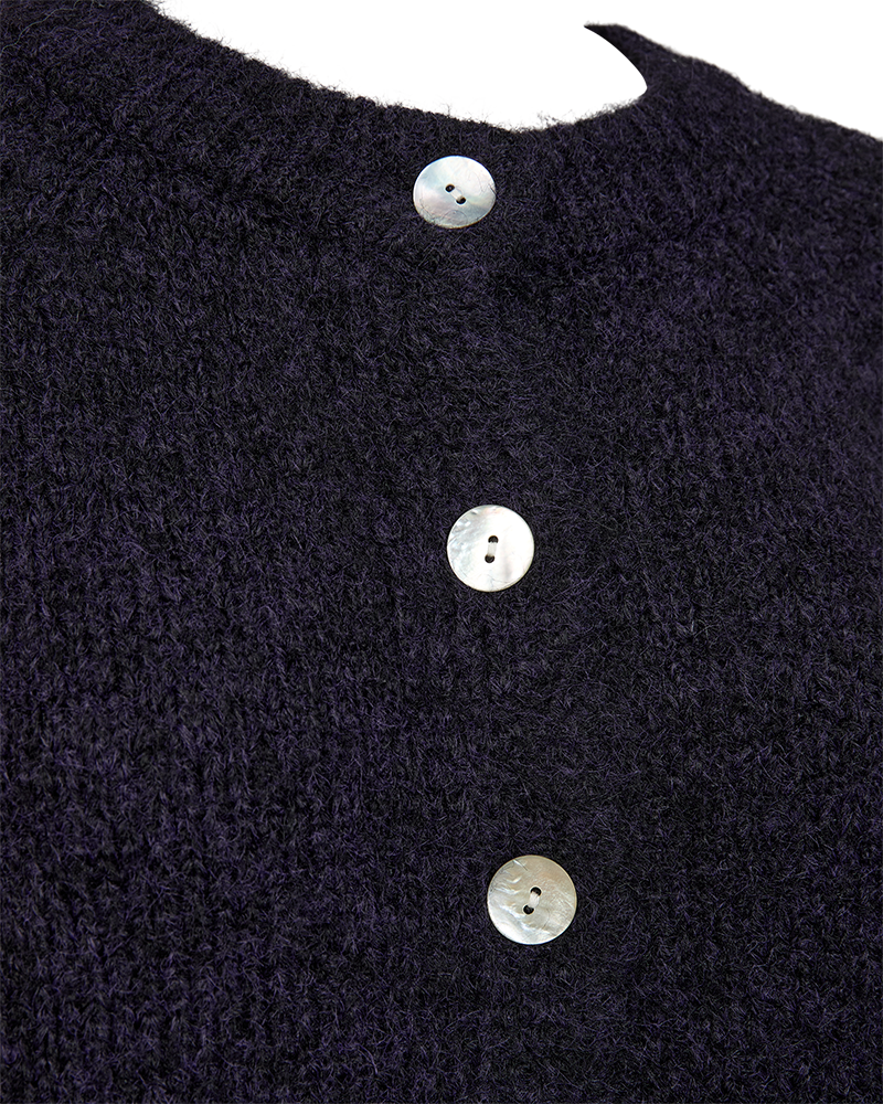 Lulu Cardigan - Nightshade Melange - 3