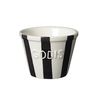 Bruka Design Liten Godisskål - Svart Stripes