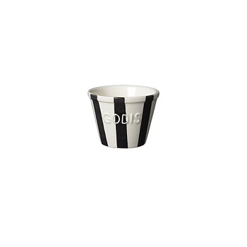 Bruka Design Liten Godisskål - Svart Stripes