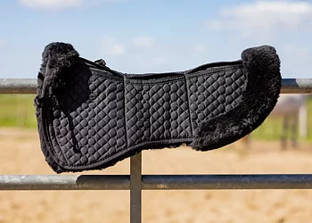 EDIX® Halfpad / Correctionpad DeLuxe med äkta Merinoull (inkl. lägg) 