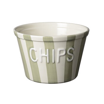 Bruka Design Chipsskål - Sage Stripes