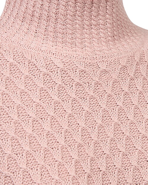 Polojumper mönsterstickad Cathy gammelrosa - 4