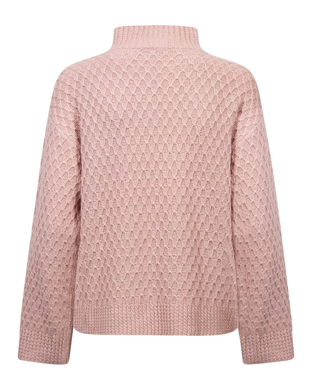 Polojumper mönsterstickad Cathy gammelrosa - 3