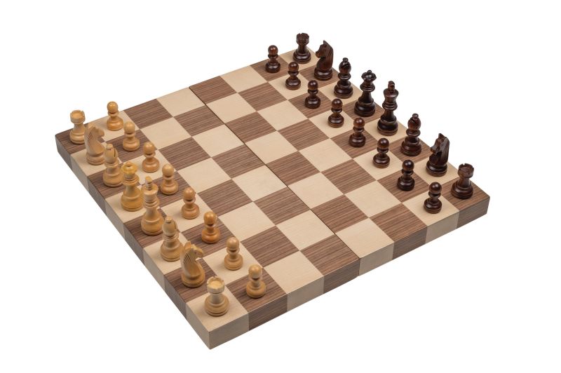Vikbart Schackspel Prag, 50x50mm - 4