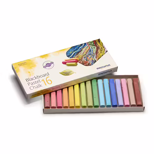 Mercurius Art Makes Sense Pastell Tavelkritor 16 mixade- Klassiskt waldorf material för skapande
