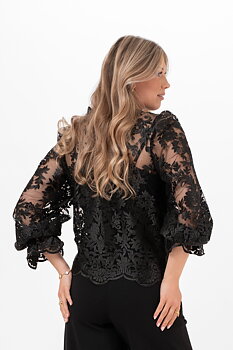 Amadine Blouse Black- Capri Collection