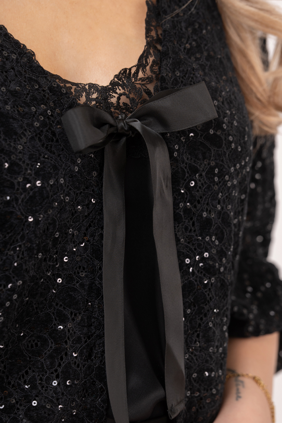 Henriette Jacket, Black- Capri Collection - 3