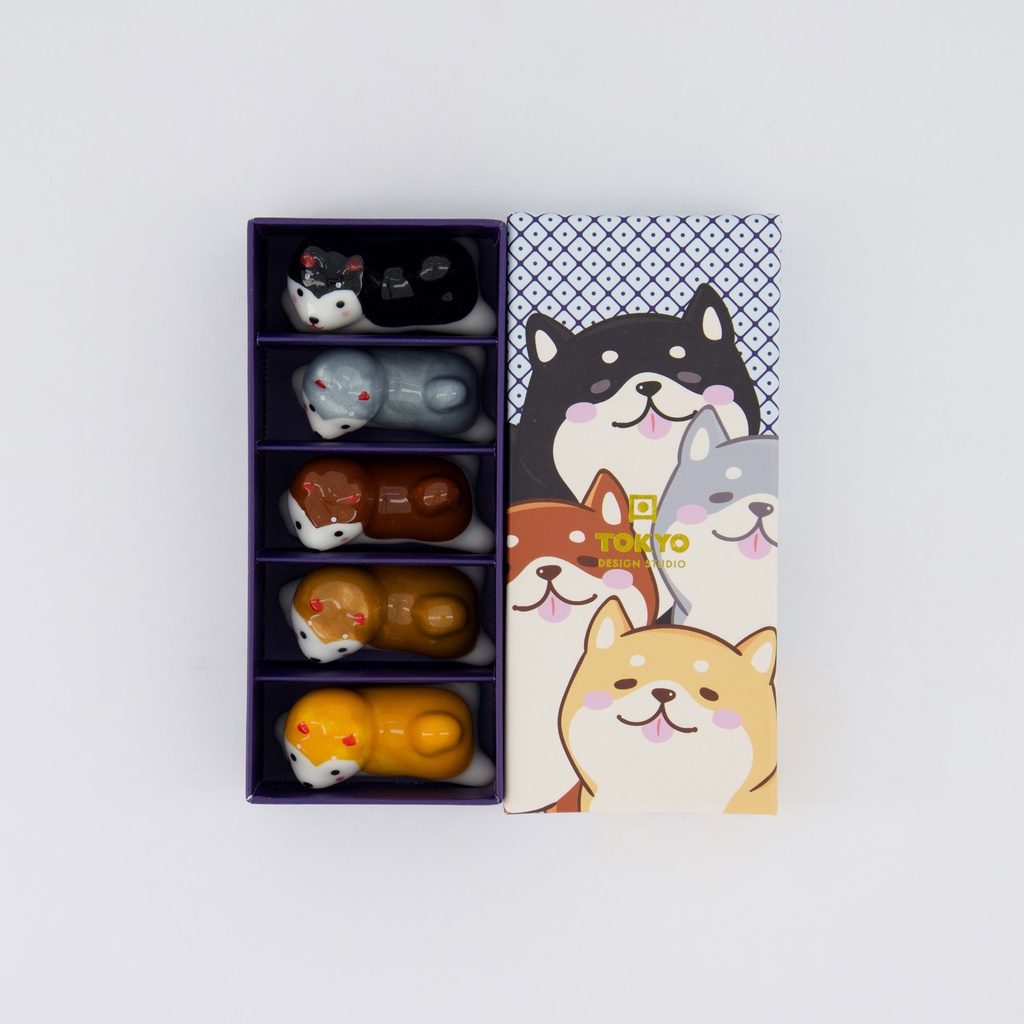 Tokyo Design Ställ För Ätpinnar Kawaii Shiba - 2