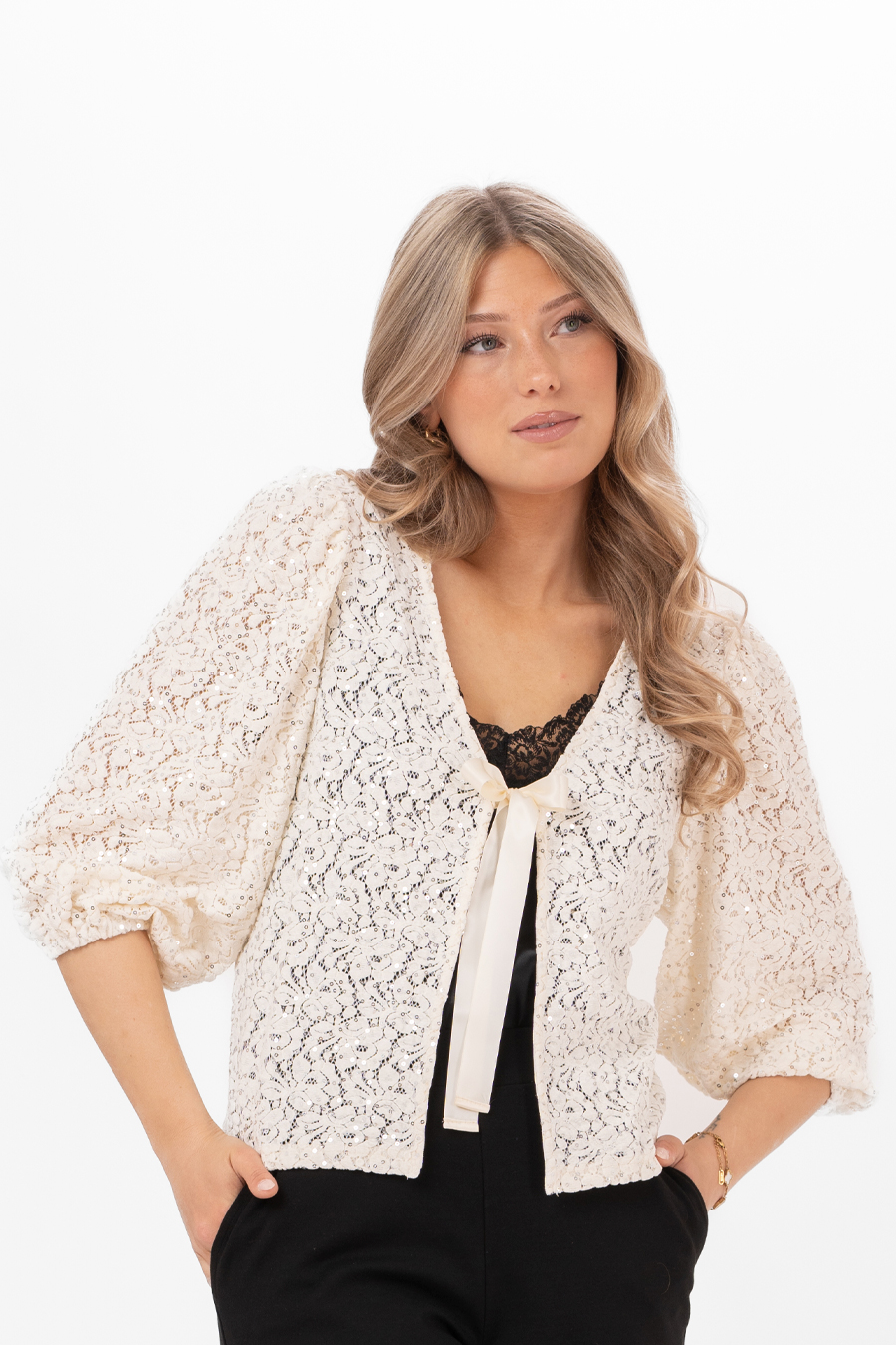 Henriette Jacket, Winter Creme - Capri Collection