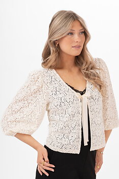 Henriette Jacket, Winter Creme - Capri Collection