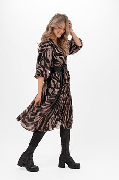 Ember Dress, Espresso/Champagne - Capri Collection