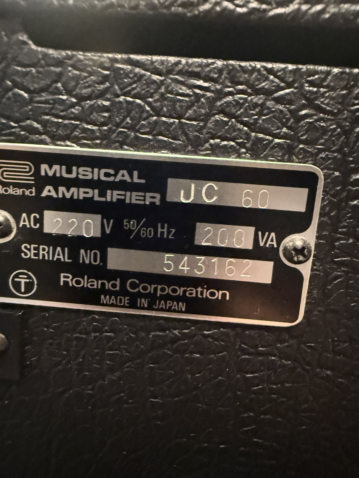 Roland Jazz Chorus 60 1977-1979 - 2