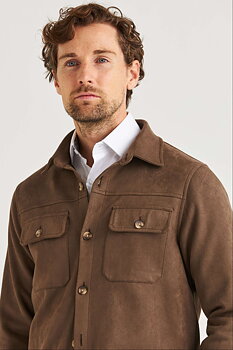  Overshirt brun från Peter Adams