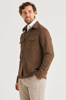  Overshirt brun från Peter Adams